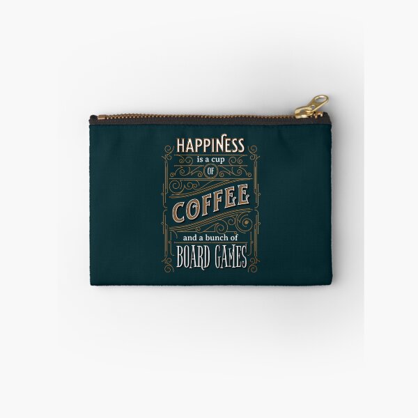 Item preview, Happiness Is Coffee And Board Games - Vintage Vibes designed and sold by RowenaGagnonz.