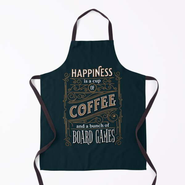 Item preview, Happiness Is Coffee And Board Games - Vintage Vibes designed and sold by RowenaGagnonz.