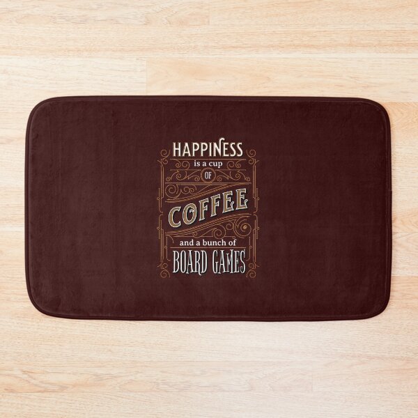 Item preview, Happiness Is Coffee And Board Games - Vintage Vibes designed and sold by RowenaGagnonz.