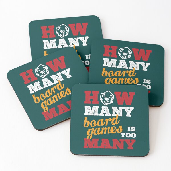 Item preview, How Many Boardgames Is Too Many designed and sold by RowenaGagnonz.