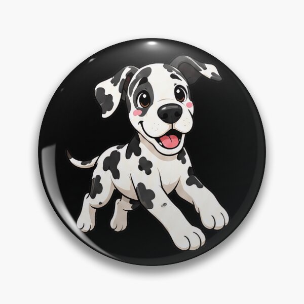 Item preview, Cute Great Dane stickers and apparel design designed and sold by rafaeltto.