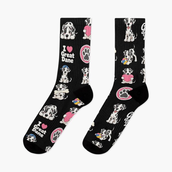 Item preview, Cute Great Dane stickers and apparel design designed and sold by rafaeltto.