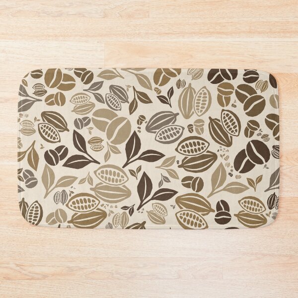 Item preview, Coffee, Cacao & Tea Botanical Pattern designed and sold by TexSta.