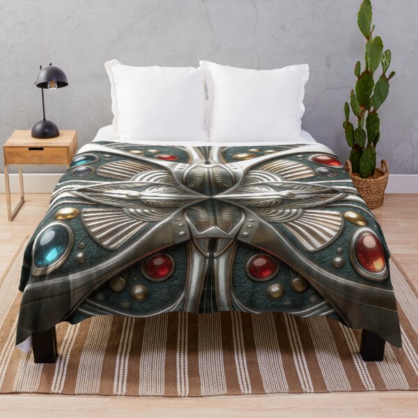 Item preview, Steampunk Silver Biomechanical Leather Mandala designed and sold by Frackxion.