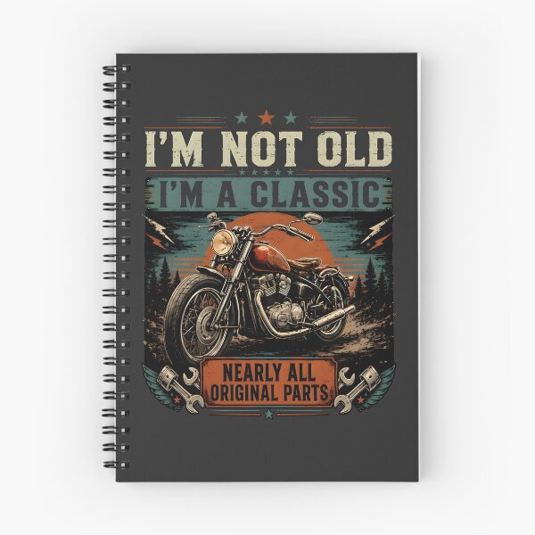 Item preview, I'm Not Old I'm A Classic Motorcycle T-Shirt designed and sold by MandrakeCreati.