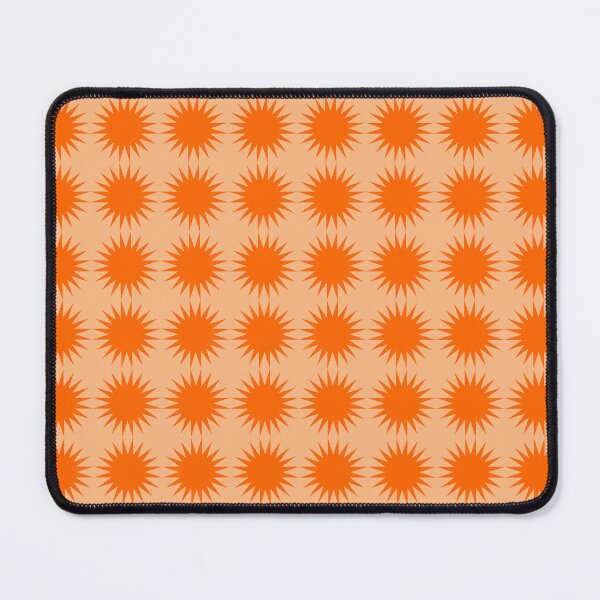 Item preview, Space Age Starburst – Minimalist Vintage Sunburst Pattern | Orange designed and sold by Frohyou.