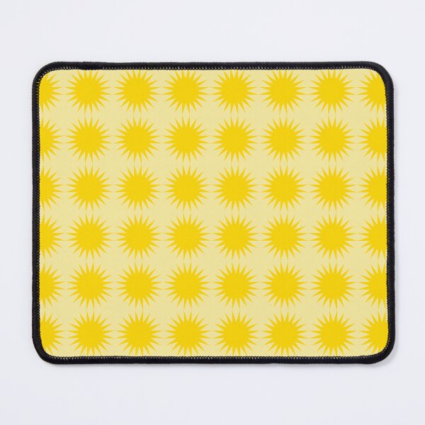 Item preview, Space Age Starburst – Minimalist Vintage Sunburst Pattern | Yellow designed and sold by Frohyou.