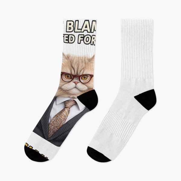 Item preview, Don’t Blame Me, I Voted for the Persian Cat – Suited Cat Election Joke designed and sold by Mirgonhood.