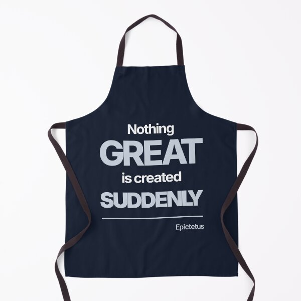 Item preview, Nothing Great Is Created Suddenly - Epictetus - Minimalist Style Stoic Quote - Light Version designed and sold by Stoic Core.