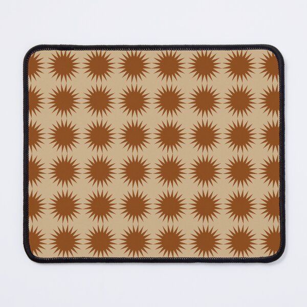 Item preview, Space Age Starburst – Minimalist Vintage Sunburst Pattern | Brown designed and sold by Frohyou.