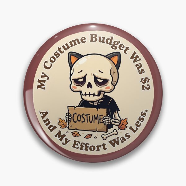 Item preview, Low Effort Costume Skeleton Design designed and sold by NadinArtStudio.