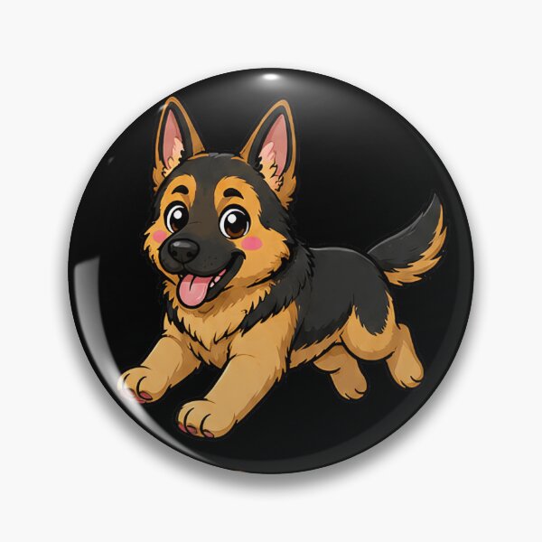 Item preview, Cute German Shepherd stickers and apparel design designed and sold by rafaeltto.