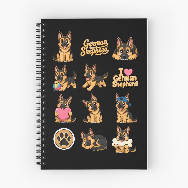 Item preview, Cute German Shepherd stickers and apparel design designed and sold by rafaeltto.
