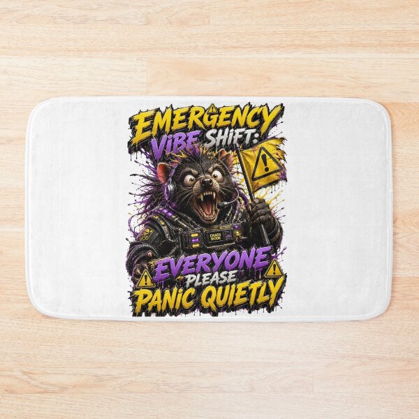Item preview, Emergency Vibe Shift Everyone Please Panic Quietly Badger designed and sold by Sovereign Supply Co..