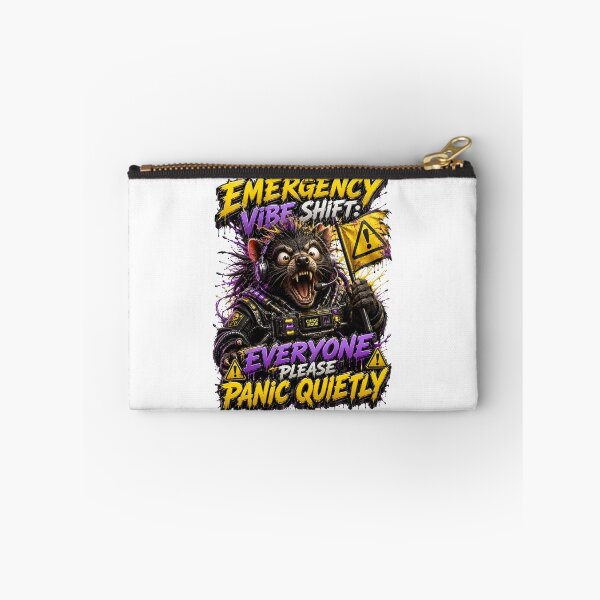 Item preview, Emergency Vibe Shift Everyone Please Panic Quietly Badger designed and sold by Sovereign Supply Co..