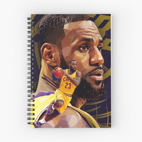 Item preview, LeBron James Lakers Basketball 23 King Art designed and sold by LEGENDS ICONART GALLERY.