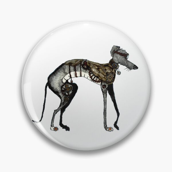 Item preview, STEAM PUNK GREYHOUND (g1213) designed and sold by Hares & Critters.