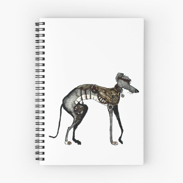 Item preview, STEAM PUNK GREYHOUND (g1213) designed and sold by Hares & Critters.