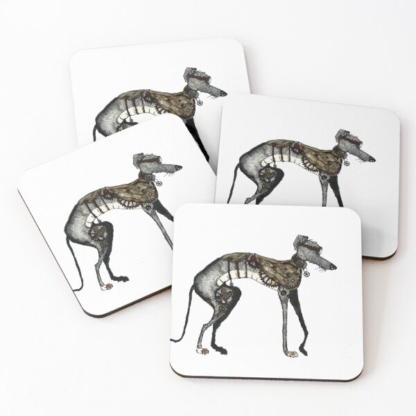 Item preview, STEAM PUNK GREYHOUND (g1213) designed and sold by Hares & Critters.