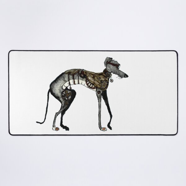 Item preview, STEAM PUNK GREYHOUND (g1213) designed and sold by Hares & Critters.