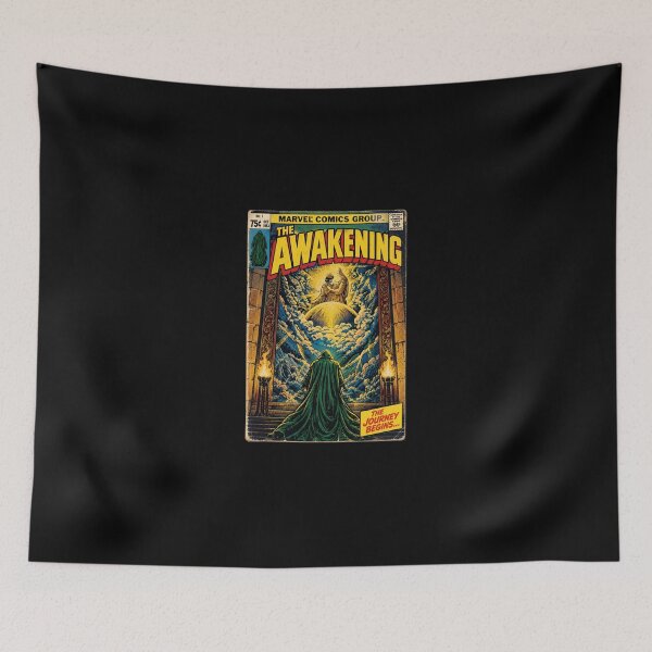 Item preview, The Awakening – Vintage 80s Cosmic Horror Comic Book Cover designed and sold by AS94 Creative Designs.