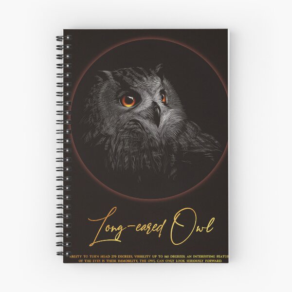 Item preview, Longeared Owl designed and sold by cherylsboeh.