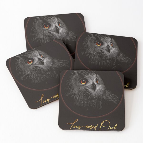Item preview, Longeared Owl designed and sold by cherylsboeh.