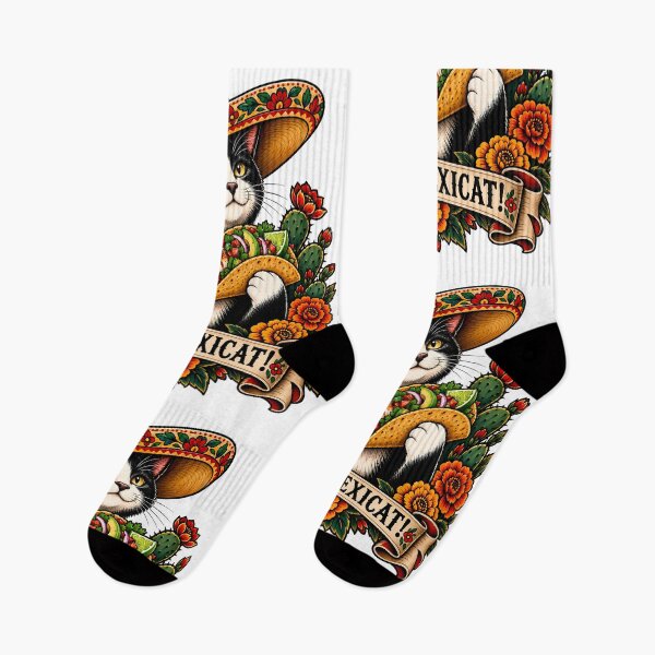 Item preview, Viva Mexicat Mexican Cat Taco designed and sold by Old's Cool Cat Studio.