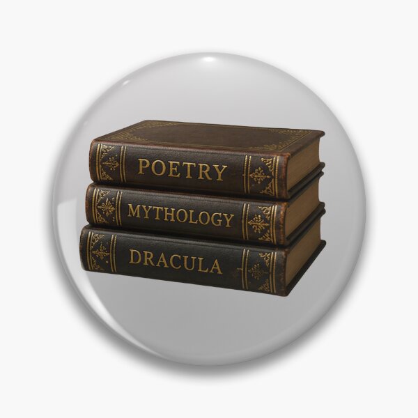Item preview, Dark Academia Vintage Books Stack - Dracula Poetry Mythology designed and sold by aysenism.