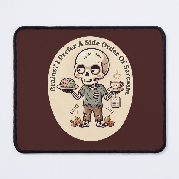 Item preview, Sarcastic Zombie Skeleton Design designed and sold by NadinArtStudio.