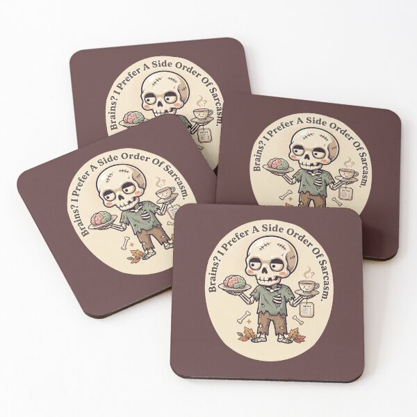 Item preview, Sarcastic Zombie Skeleton Design designed and sold by NadinArtStudio.