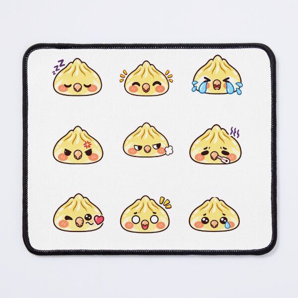 Item preview, Cockatiel dumpling sticker pack designed and sold by BigfeetLittlepaws.