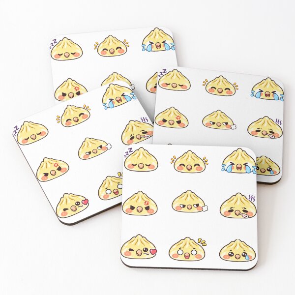 Item preview, Cockatiel dumpling sticker pack designed and sold by BigfeetLittlepaws.