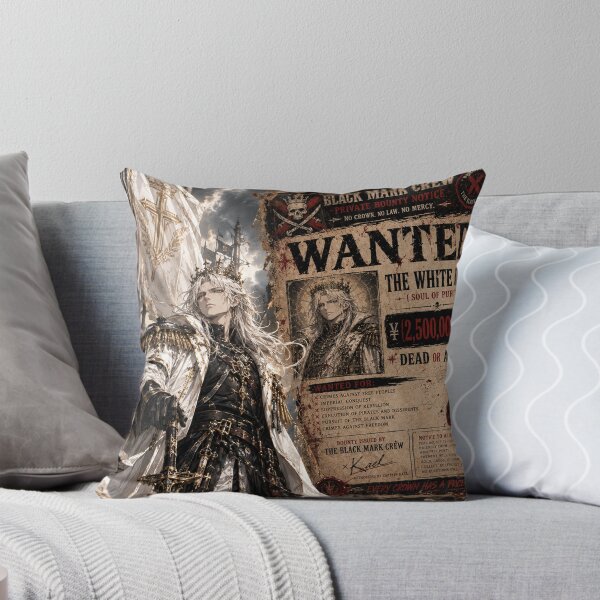 Item preview, The White King – “Soul of Purity” | White Crown Wanted Poster | Black Mark Art designed and sold by Boomaroo.