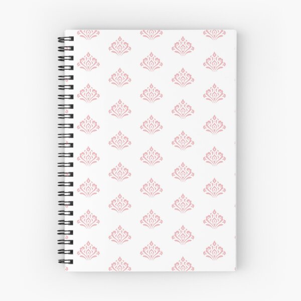 Item preview, Classic Pink on White Damask Pattern designed and sold by Flora-and-Fable.
