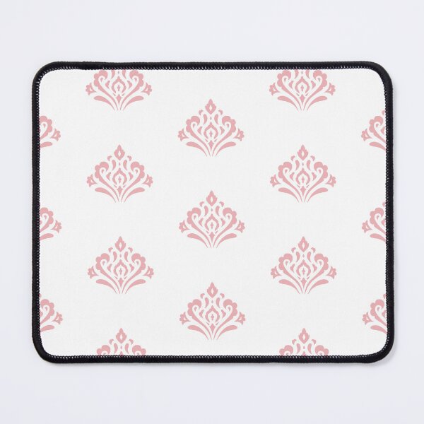 Item preview, Classic Pink on White Damask Pattern designed and sold by Flora-and-Fable.