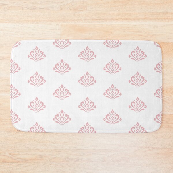 Item preview, Classic Pink on White Damask Pattern designed and sold by Flora-and-Fable.