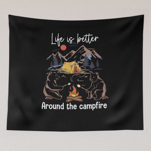 Item preview, Life Is Better Around The Campfire Shirt designed and sold by SChouseclothing.