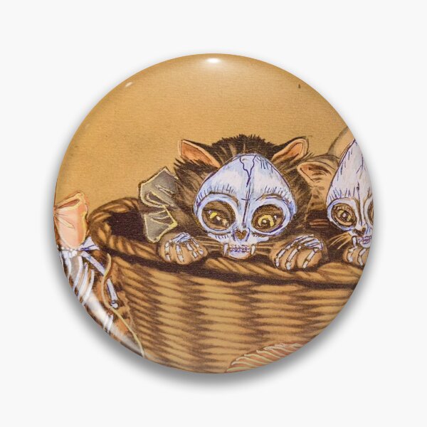 Item preview, Kitty Basket - Skelly Cats designed and sold by Art by Sally Booth.