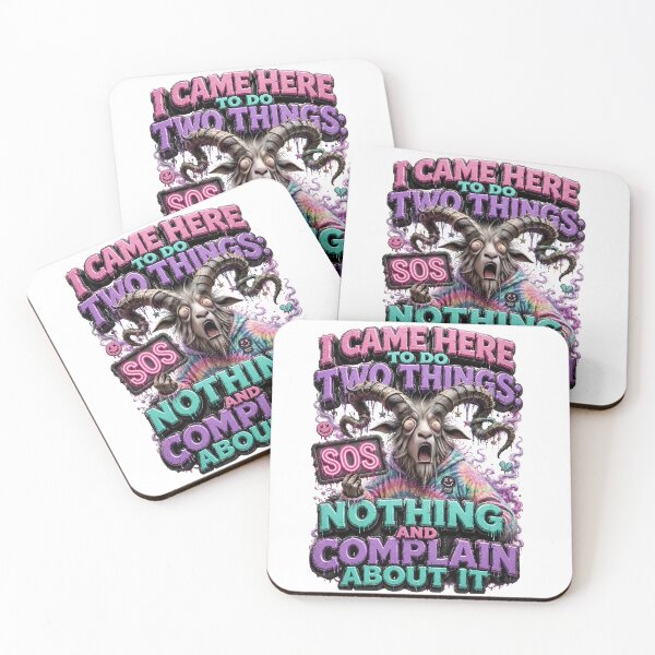 Item preview, I Came Here To Do Two Things Nothing And Complain About It Goat designed and sold by Sovereign Supply Co..