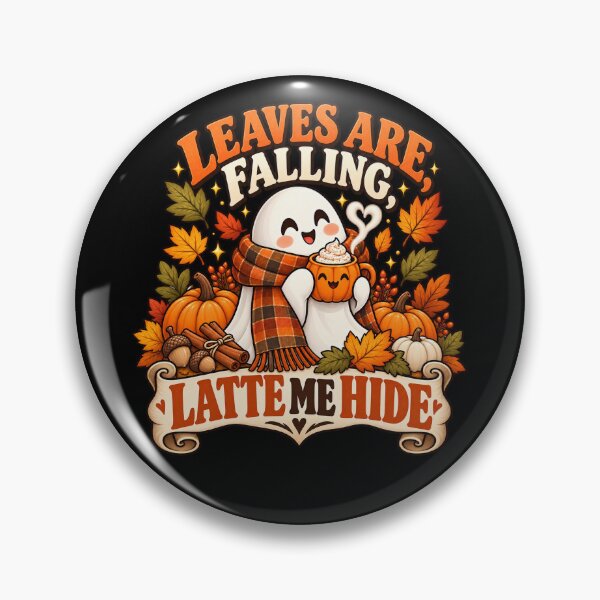 Item preview, Cute Ghost Fall Coffee – Leaves Are Falling, Latte Me Hide designed and sold by lbenoraib.