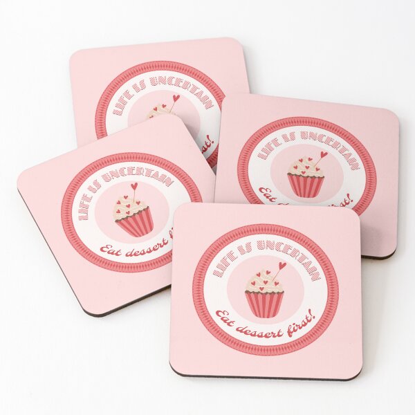 Item preview, Life is Uncertain Eat Dessert First! designed and sold by newnomads-art.