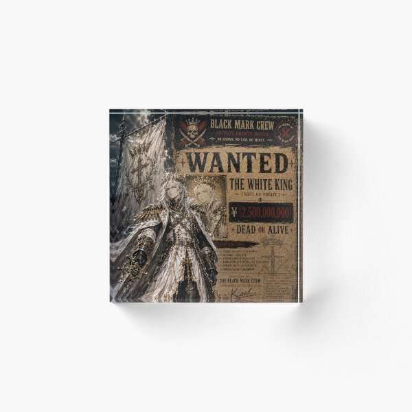 Artikelvorschau, The White King – “Soul of Purity” | White Crown Wanted Poster | Black Mark Art entworfen und verkauft von Boomaroo.