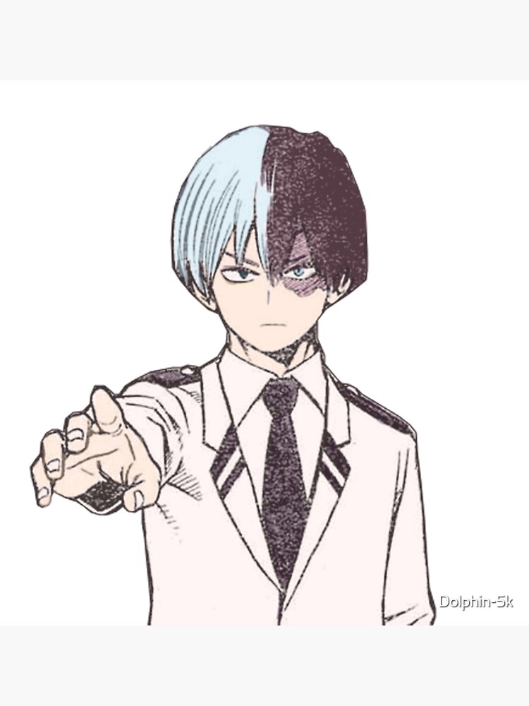 Shoto Todoroki Colorization Greeting Card By Dolphin 5k Redbubble