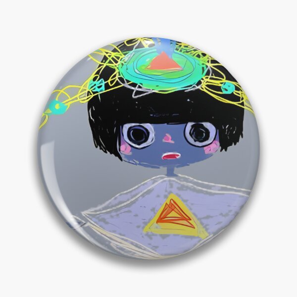 Item preview, Blue Figure With Neon Head Energy designed and sold by Ronanisove.