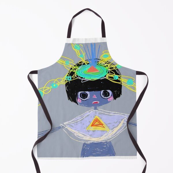 Item preview, Blue Figure With Neon Head Energy designed and sold by Ronanisove.