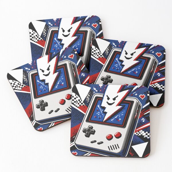 Item preview, Retro Game Console Lightning Pixel Art designed and sold by CUTE ART GALLARY .