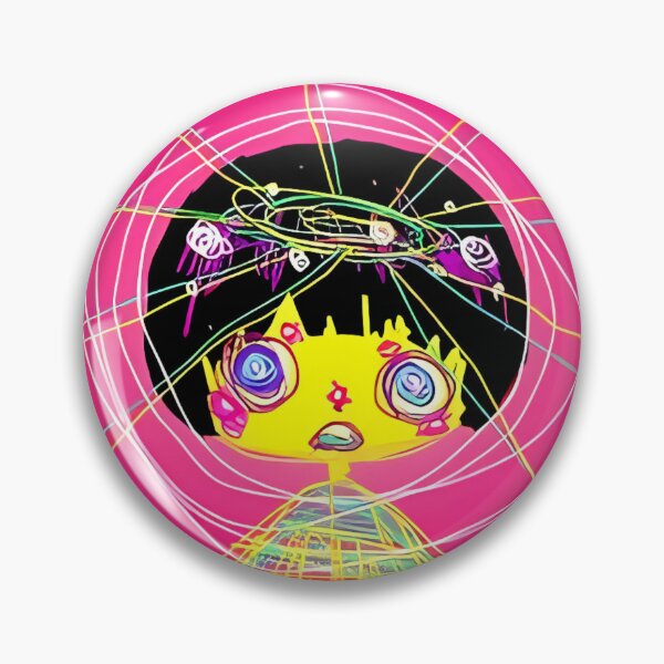 Item preview, Yellow Alien Inside Pink Eye Spiral designed and sold by Ronanisove.