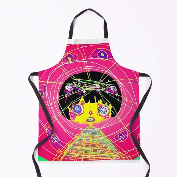 Item preview, Yellow Alien Inside Pink Eye Spiral designed and sold by Ronanisove.