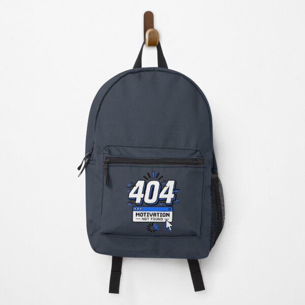 Item preview, 404 Motivation Not Found | Funny Programmer & Developer Tech Humor designed and sold by ZINTHOZ.
